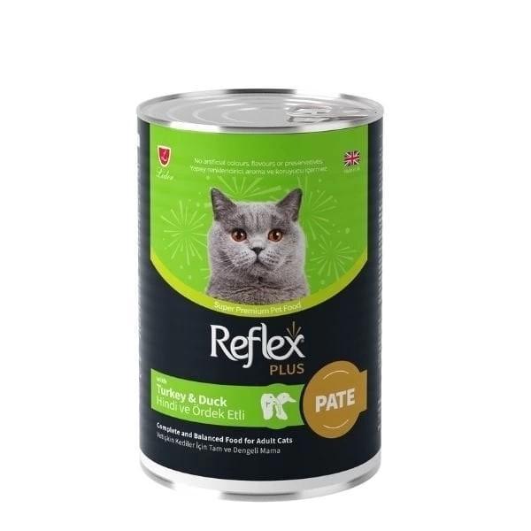 Reflex Plus Pate İçinde Hindi ve Ördek Etli Yetişkin Konserve Kedi Maması 395 Gr - Image 1