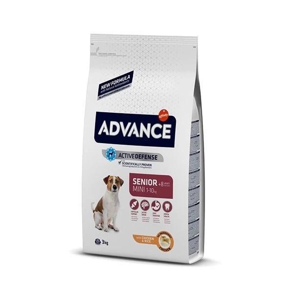 Advance Senior Mini Tavuklu Küçük Irk Yaşlı Köpek Maması 3 Kg - Image 1