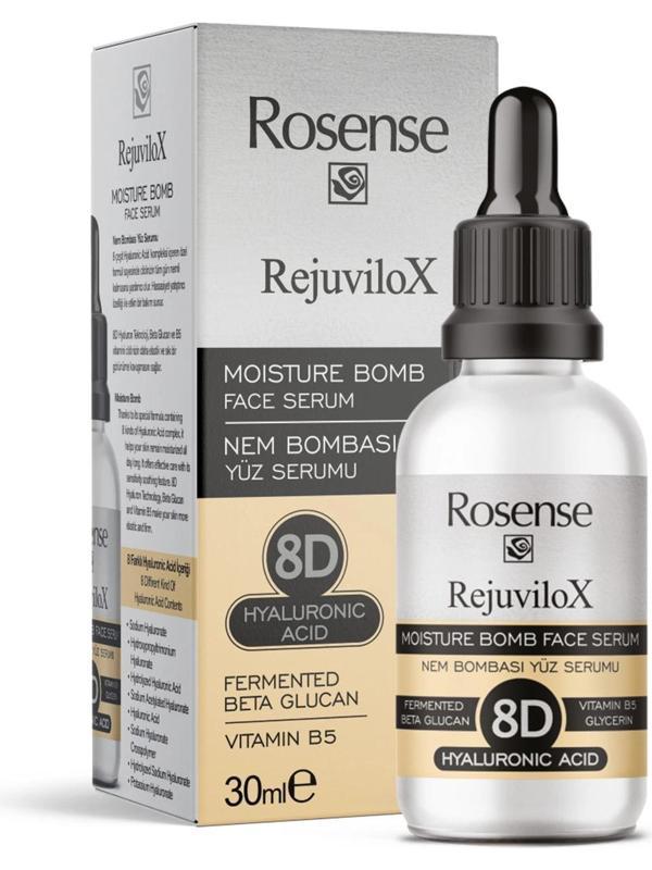 Rosense 8D Hyaluron Beta Glucan Nem Bombası Yüz Serumu 30ml - Image 1