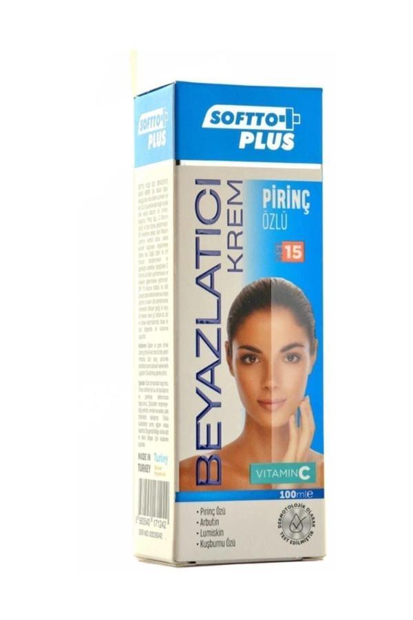 Softto Plus Pirinç Özlü Beyazlatıcı Vücut Kremi 100 Ml - Image 1