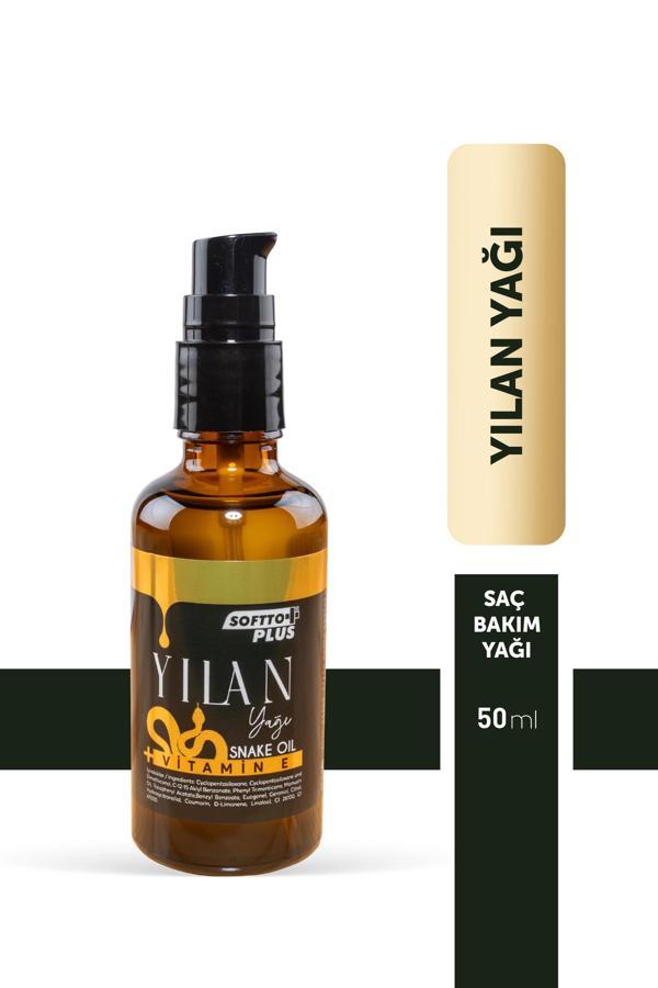 Softto Plus E Vitaminli Yılan Yaglı Saç Yagı 50 Ml - Image 1
