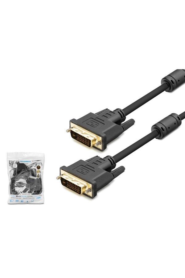 Hdx7751 Dvı (M) To Dvı (M) Kablo 24 1 Pvc 1.8m Siyah Modern Tasarım 431550 - Image 1