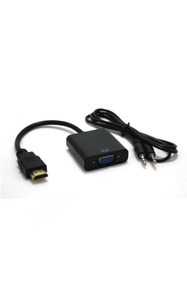 Hdmı To Vga Çevirici + 3.5 Mm Ses Kablosu Tkd-333 - Image 1