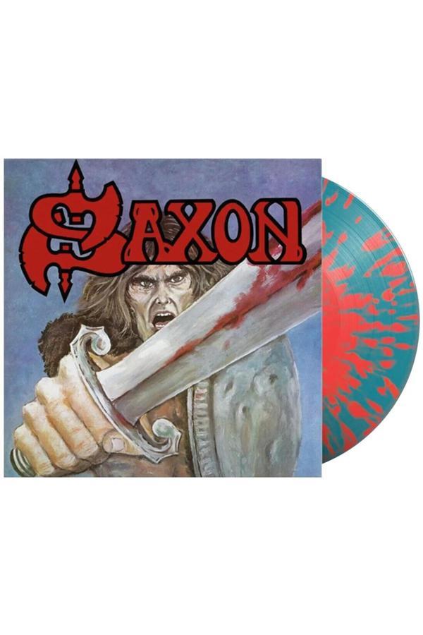 UnionSaxon - Saxon (Blue W Red Splatter Vinyl) - Plak - Image 1