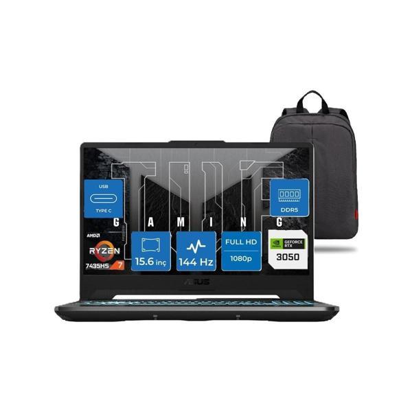 Tuf Gaming A15 FA506NCR Amd Ryzen 7 7435HS 8gb Ddr5 512GB SSD RTX3050 4gb 15.6" Fhd 144HZ Windows 11 Pro Taşınabilir Bil - Image 1