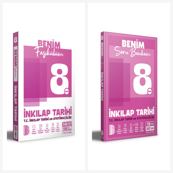 Benim Hocam 8. Sınıf T.c. İnkilap Tarihi Benim Fasikülüm + Soru Bankası Seti 2 Kitap Benim Hocam Yay - Bi bigelio - Image 1