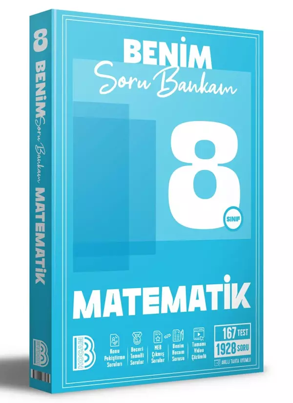 Benim Hocam 8. Sınıf Matematik Soru Bankam Benim Hocam Yayınları - Benim Hocam Yayınları - Image 1