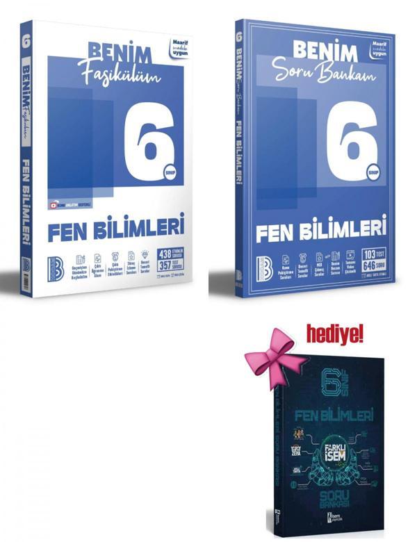 Benim Hocam 6. Sınıf Fen Bilimleri Benim Fasikülüm + Soru Bankası Seti 2 Kitap + Fen Bilimleri Soru  - Bi bigelio - Image 1