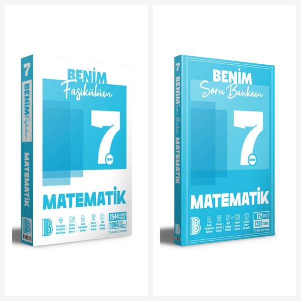Benim Hocam 7. Sınıf Matematik Benim Fasikülüm + Soru Bankası Seti 2 Kitap Benim Hocam Yayınları - Bi bigelio - Image 1