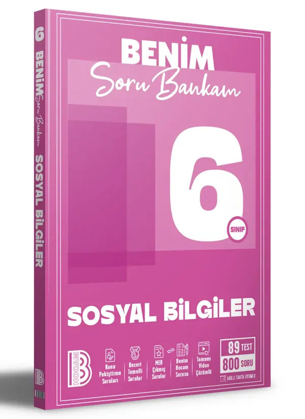 Benim Hocam 6. Sınıf Sosyal Bilgiler Soru Bankam Benim Hocam Yayınları - Bi bigelio - Image 1