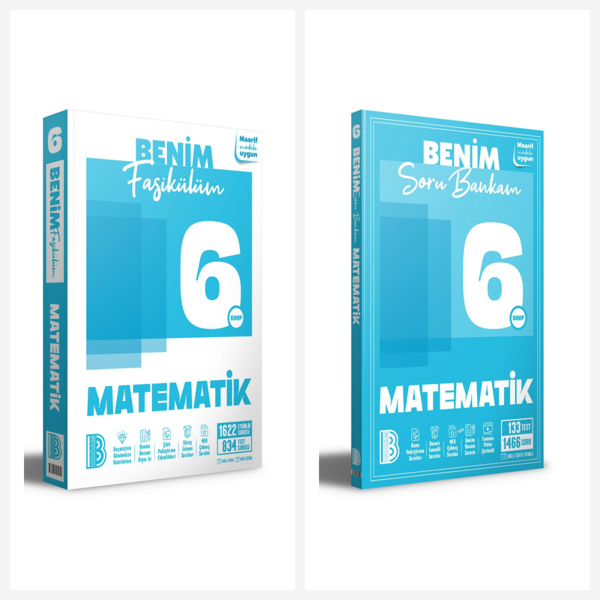 Benim Hocam 6. Sınıf Matematik Benim Fasikülüm + Soru Bankası Seti 2 Kitap Benim Hocam Yayınları - Benim Hocam Yayınları - Image 1