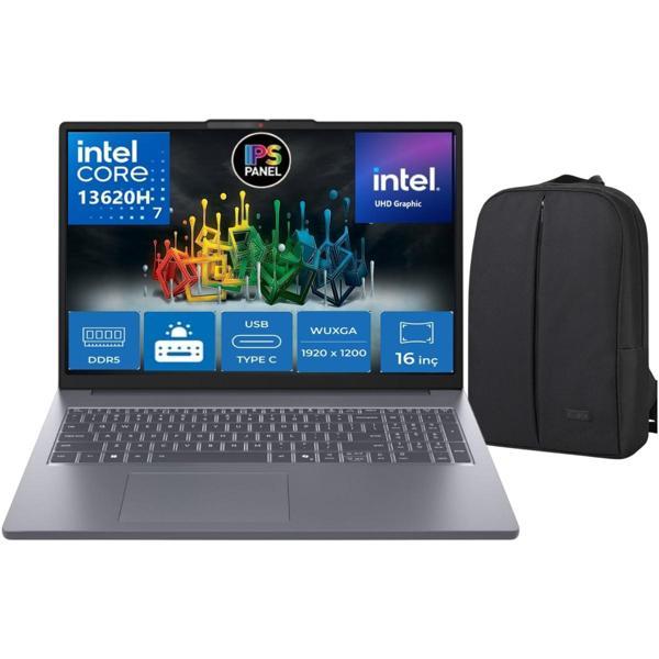 Ideapad Slim 3 Intel Core I7 13620H 40GB 512GB SSD Windows 11 Pro 16" Wuxga (1920X1200) IPS 300NITS Fhd Taşınabilir Bilg - Image 1