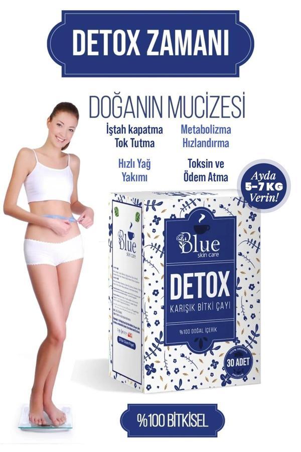 blue detox çayı zayiflamak yardımcı form bıtkı çayı 30 adet - Image 1