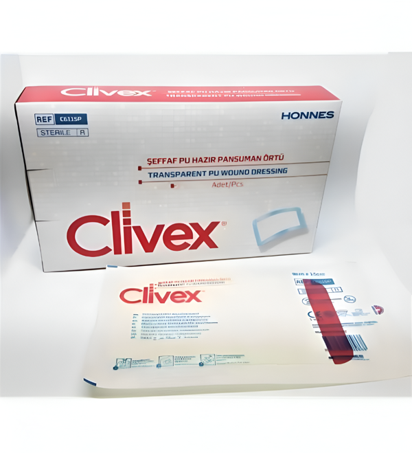 Clivex Pu Dressing Su Geçirmez Banyo Bandı 5x7,5 cm 50'li - Image 1
