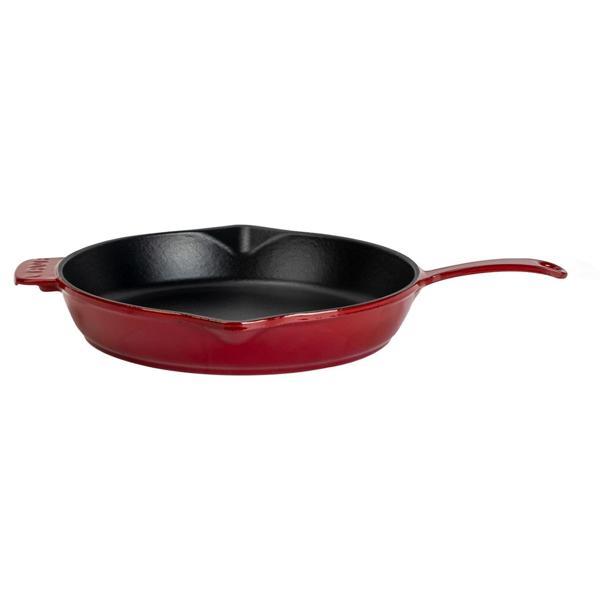 Yuvarlak Kızartma Tavası Döküm Demir Yekpare Saplı. Çap(Ø)34cm - Image 1