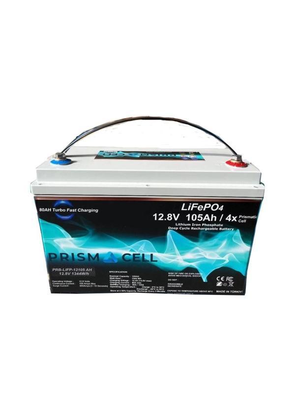 12.8 Volt 105 Amper Lifepo4 akü - Image 1