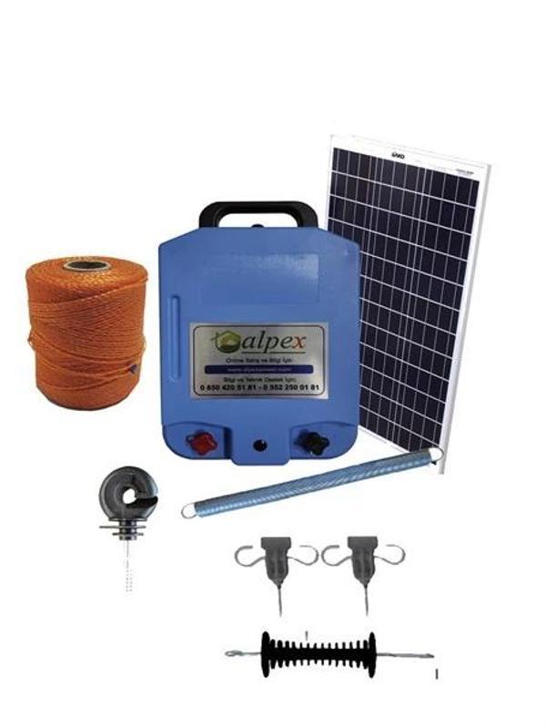 Elektrikli Çit Cihazı 25000 Volt Gece Modlu Model Tam Set - Image 1