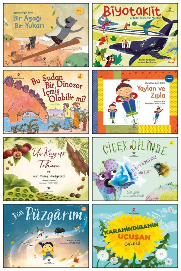 Çocuklar İçin Bilim Yaylan Ve Zıpla Bir Aşağı Bir Yukarı Bu Sudan Bir Dinozor İçmiş Olabilir Mi? 8Li - Tübitak Yayınları - Image 1