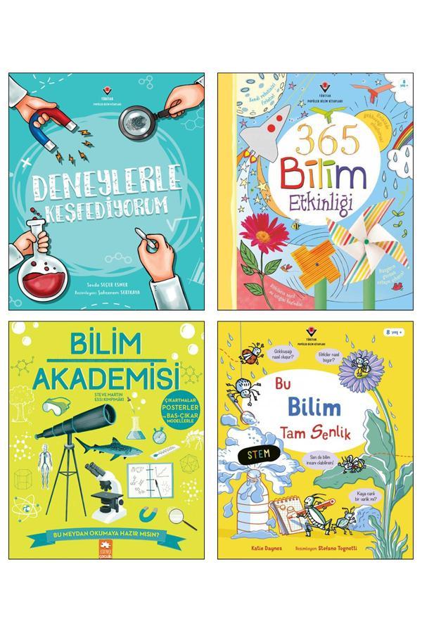 Deneylerle Keşfediyorum 365 Bilim Etkinliği Bilim Akademisi Steve Martin Bu Bilim Tam Senlik 4Lü Set - Tübitak Yayınları - Image 1
