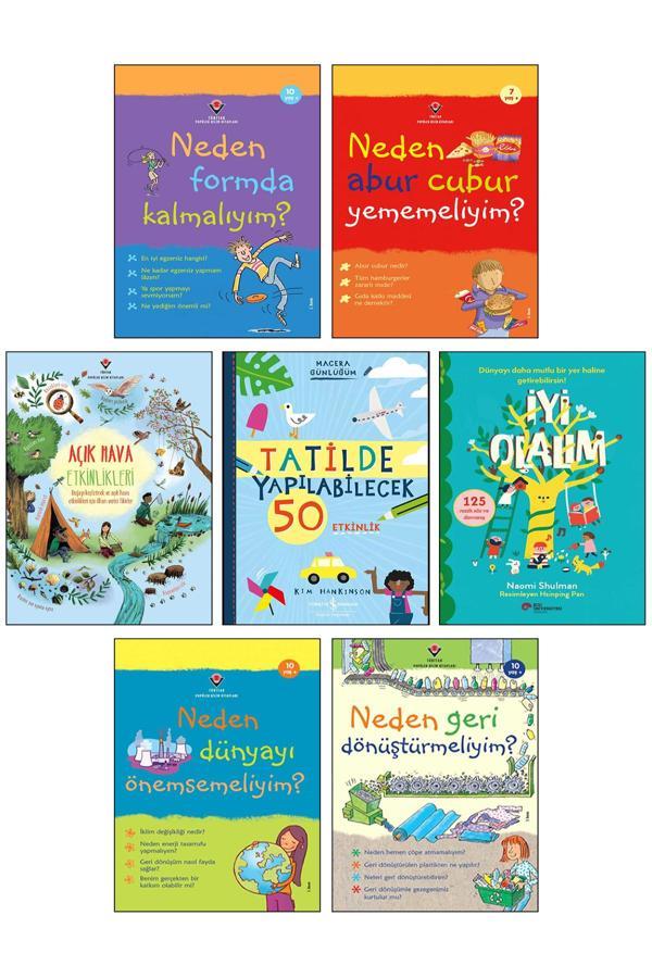 Neden Formda Kalmalıyım? Abur Cubur Yememeliyim? Dünyayı Önemsemeliyim? Geri Dönüştürmeliyim? 7Li - Tübitak Yayınları - Image 1