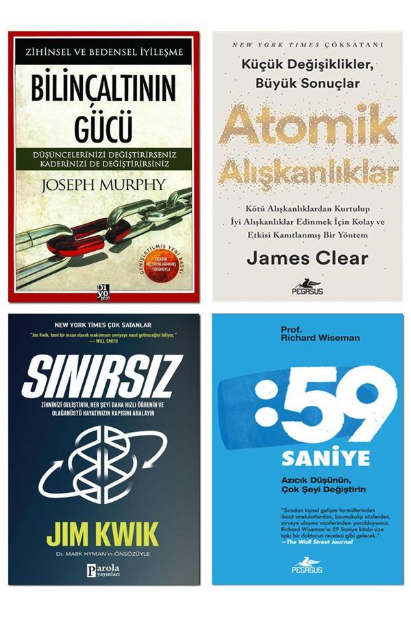Bilinçaltının Gücü Joseph Murphy 59 Saniye Sınırsız Jim Kwik Atomik Alışkanlıklar Zihinsel Gelişim - Diyojen Yayıncılık - Image 1