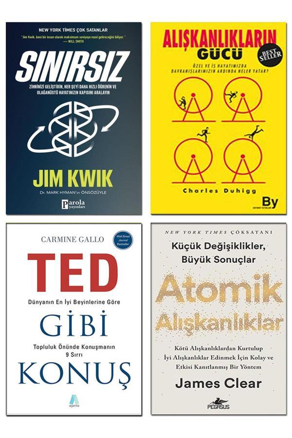 Sınırsız Jim Kwik Alışkanlıkların Gücü Ted Gibi Konuş Carmine Gallo Atomik Alışkanlıklar James Clear - Destek Yayınları - Image 1