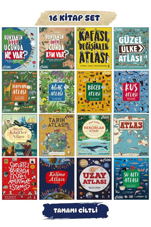Çocuklar İçin Atlas Kitapları Ağaç Böcek Hayvan Tarih Atlası Büyük Kaşifler Kafası Değişikler Atlası - Taze Kitap - Image 1