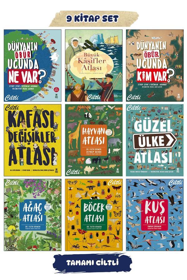 Dünyanın Öbür Ucunda Ne Var Büyük Kaşifler Kafası Değişikler Güzel Ülke Böcek Kuş Hayvan Ağaç Atlası - Taze Kitap - Image 1