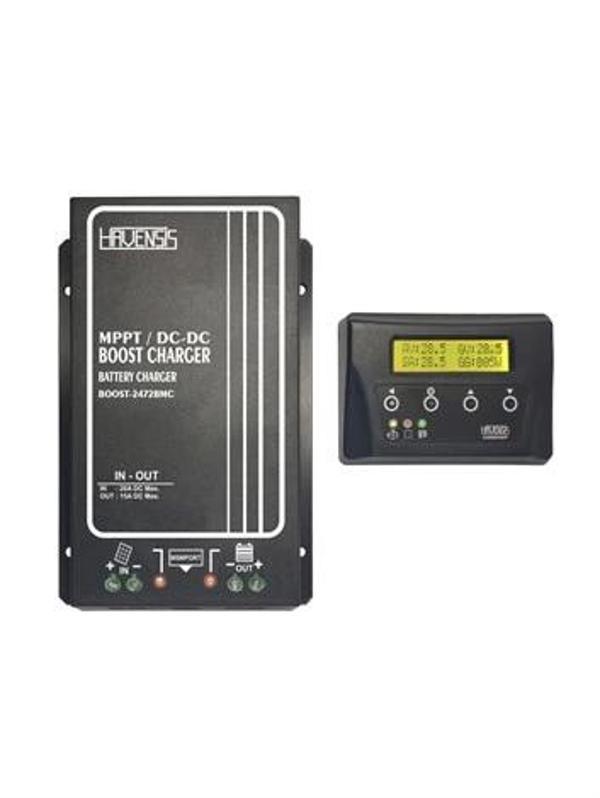 ELEKTRİKLİ BİSİKLET AKÜ İÇİN DİGİTAL EKRANLI SOLAR ŞARJ CİHAZI - Image 1