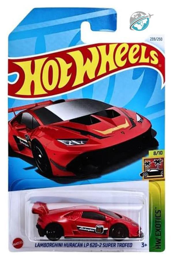 Hot Wheels - Lamborghini Huracan LP 620-2 Super Trofeo (1/64) Kırmızı - Yurt Dışı Uzun Kartonet - 2024 Serisi - Image 1