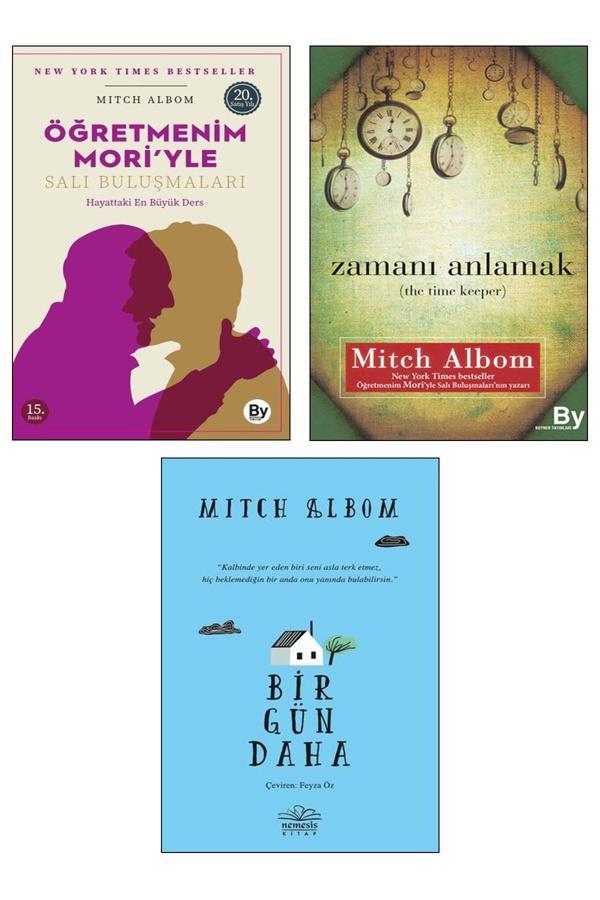Öğretmenim Mori'Yle Salı Buluşmaları + Zamanı Anlamak (The Time Keeper) + Bir Gün Daha / 3 Kitap Set - Nemesis Kitap Yayınevi - Image 1