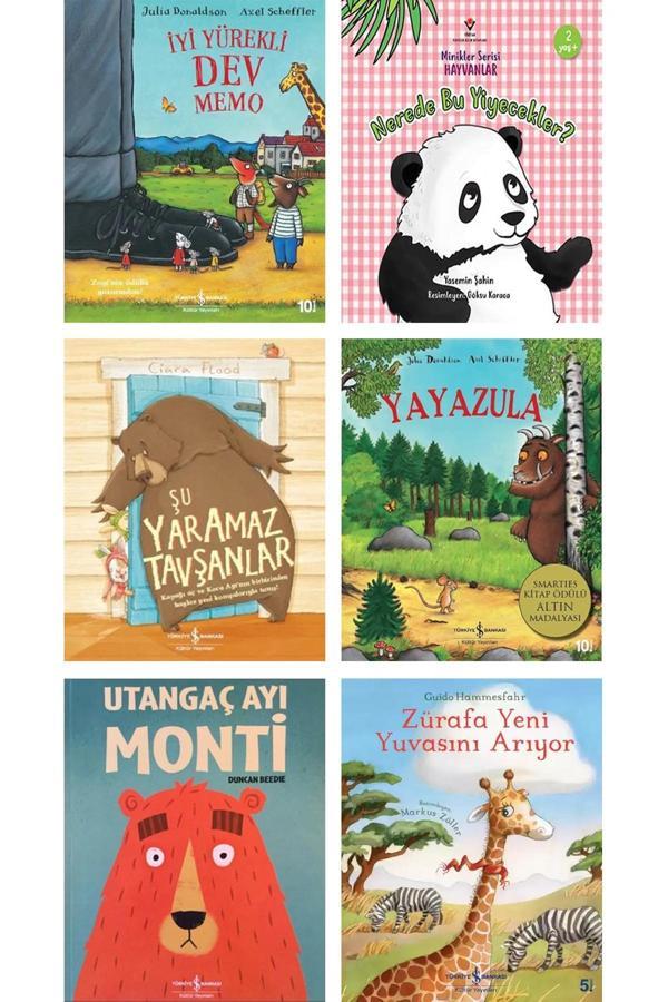 Utangaç Ayı Monti Iyilik Iyi Yürekli Dev Momo Değnek Adam Şu Yaramaz Tavşanlar Yayazula - İş Bankası Kültür Yayınları - Image 1