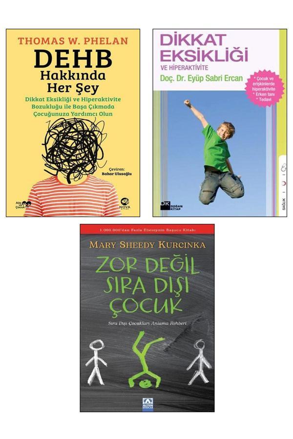 Dehb Hakkında Her Şey + Ve Bozukluğu + Zor Değil Sıra Dışı Çocuk /3Lü - Nova Kitap - Image 1