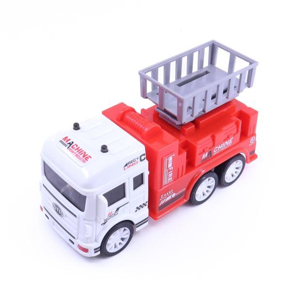 Şehir Simülasyonu Serisi İt-bırak Liftli İtfaiye Aracı 12 Cm  - Image 1