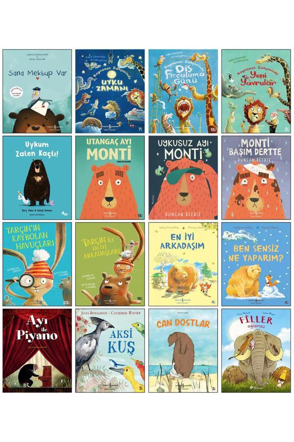 Hayvanat Bahçesinde Diş Fırçalama Günü Uykusuz Utangaç Ayı Monti Tarçın Okul Öncesi Hikaye Kitapları - İş Bankası Kültür Yayınları - Image 1