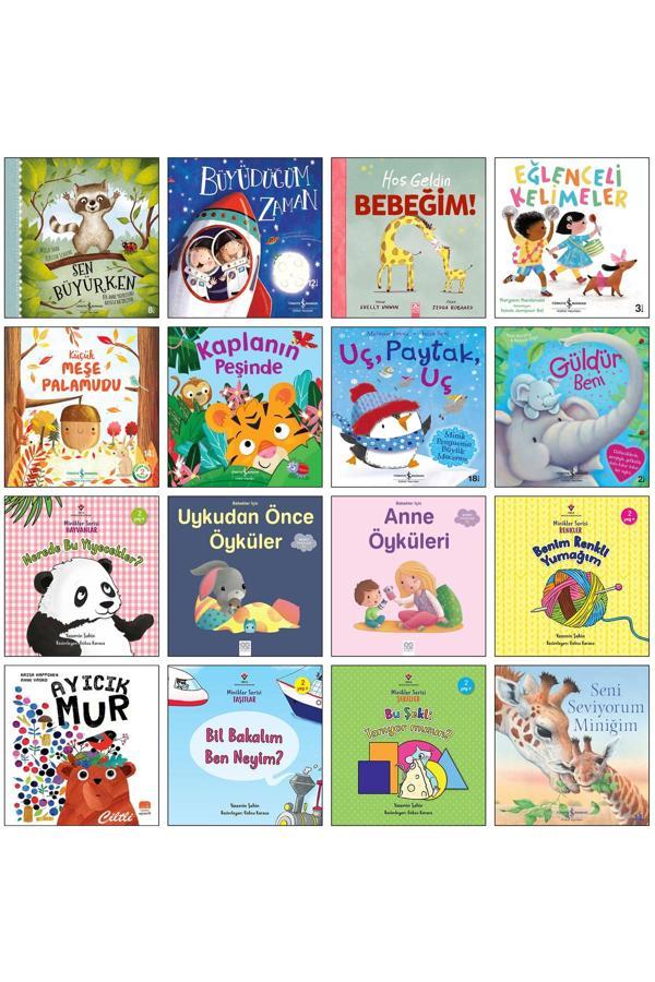 Sen Büyürken Eğlenceli Kelimeler Bebekler İçin Uykudan Önce Öyküler Okul Öncesi Hikaye Kitapları 16L - İş Bankası Kültür Yayınları - Image 1