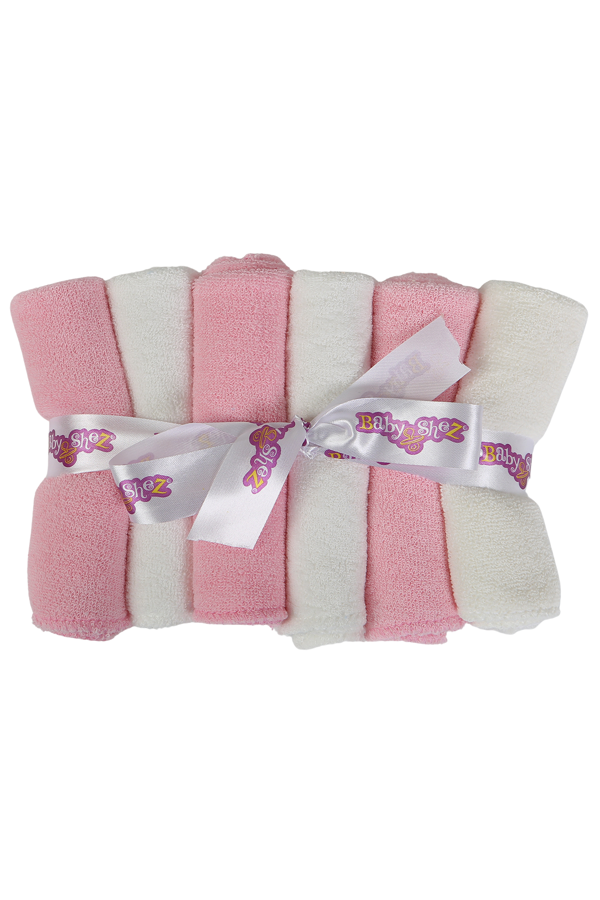 %100 Pamuklu 6'lı Yenidoğan Bebek Havlu Ağız Mendili - Image 1