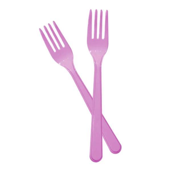 Pembe Plastik Çatal - Image 1