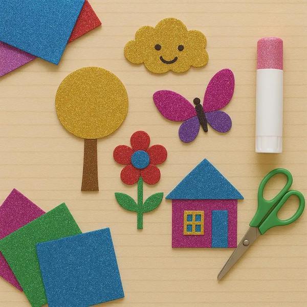 Simli Karışık A4 Eva Tabaka - Image 1