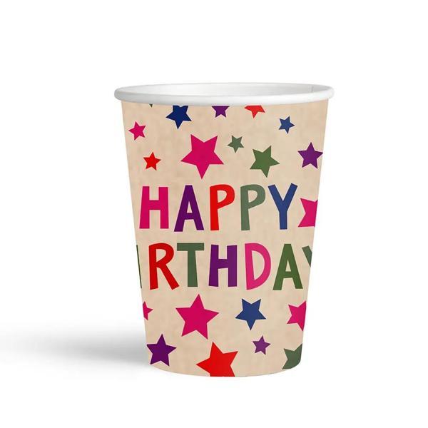 Kraft Stars Karton Bardak 200ml - Image 1