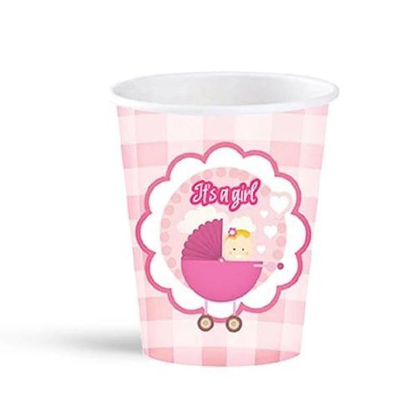 Its a Girl Karton Bardak - Image 1