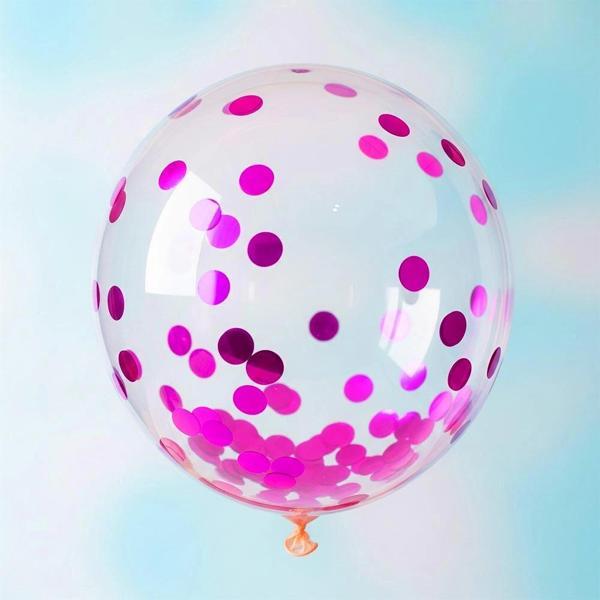 Fuşya Balon Süsleme Pulu - Image 1