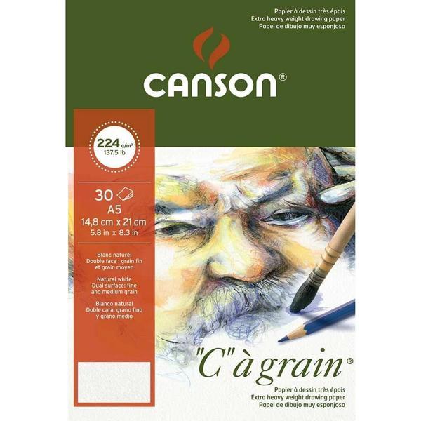 Supertrend Ca Grain İnce Dokulu Eskiz Çizim Defteri 224 gr. A5 30 Sayfa - Image 1