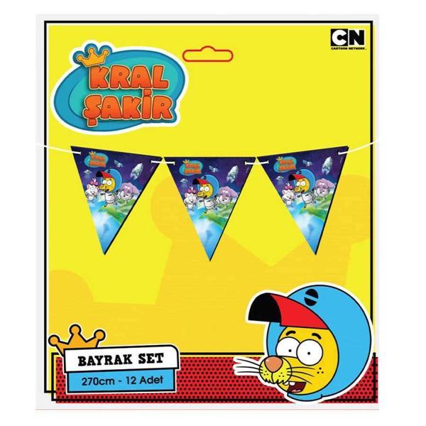 Kral Şakir Uzayda Üçgen Flama - Image 1