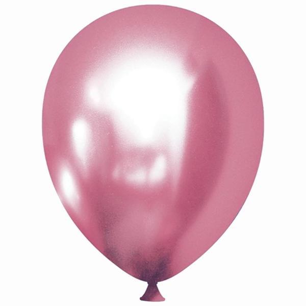 Açık Pembe Krom Balon 12" - Image 1
