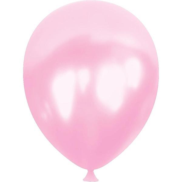 Açık Pembe Metalik Balon 12" - Image 1