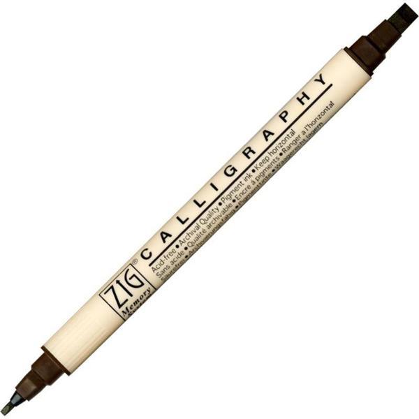 Supertrend Calligraphy Çift Uçlu Kaligrafi Kalemi 2 mm. + 5 mm. 062 Chocolate - Image 1