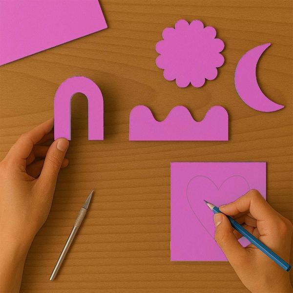 Açık Pembe Mukavva 50x70 - Image 1