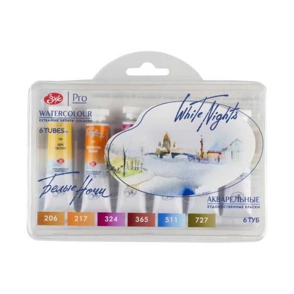Supertrend White Nights Tüp Sulu Boya Seti Classic 6 Renk x 10 ml. - Image 1