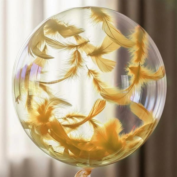 Altın Balon Süsleme Tüyü - Image 1